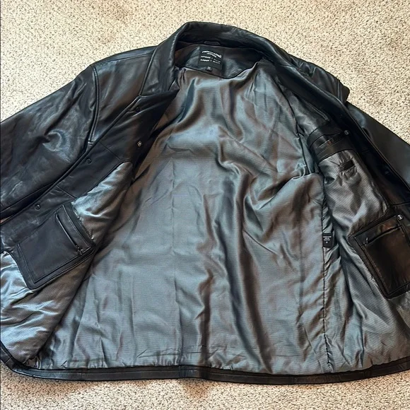 3XL Black Leather Jacket | Pronto Uomo Leathers - Picture 3 of 5